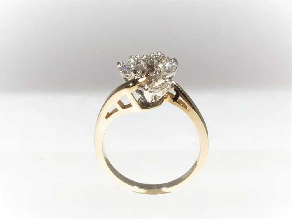 Marquise Diamond Flourish Ring - image 3