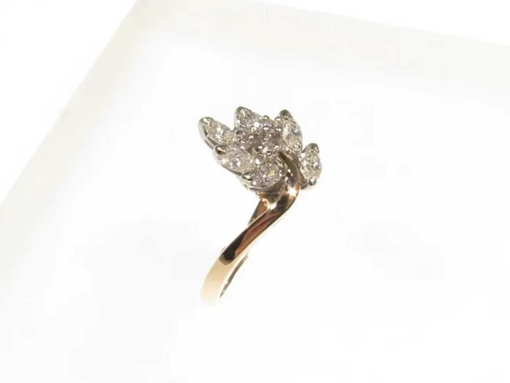 Marquise Diamond Flourish Ring - image 6