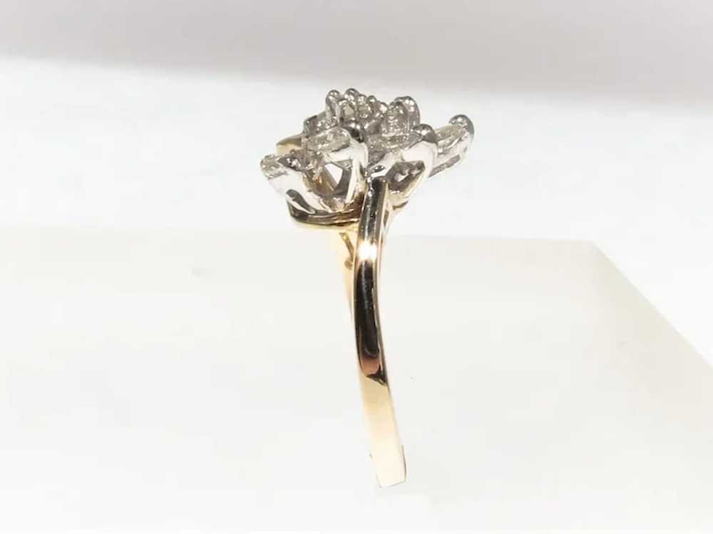 Marquise Diamond Flourish Ring - image 8