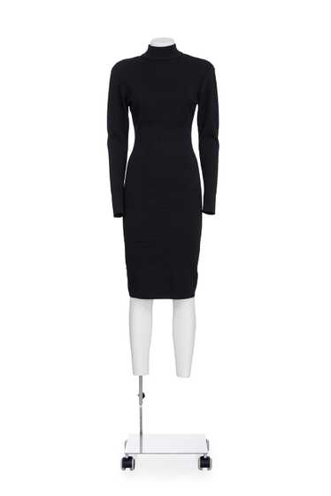 AZZEDINE ALAÏA 90's KNITTED DRESS WITH RIBS - image 1