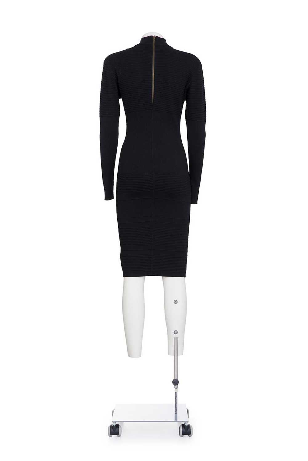 AZZEDINE ALAÏA 90's KNITTED DRESS WITH RIBS - image 3