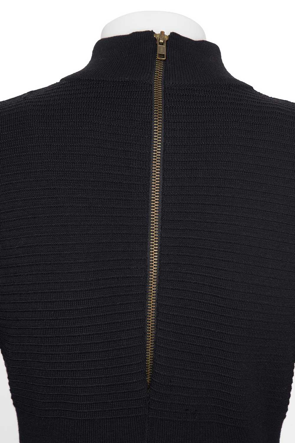 AZZEDINE ALAÏA 90's KNITTED DRESS WITH RIBS - image 4