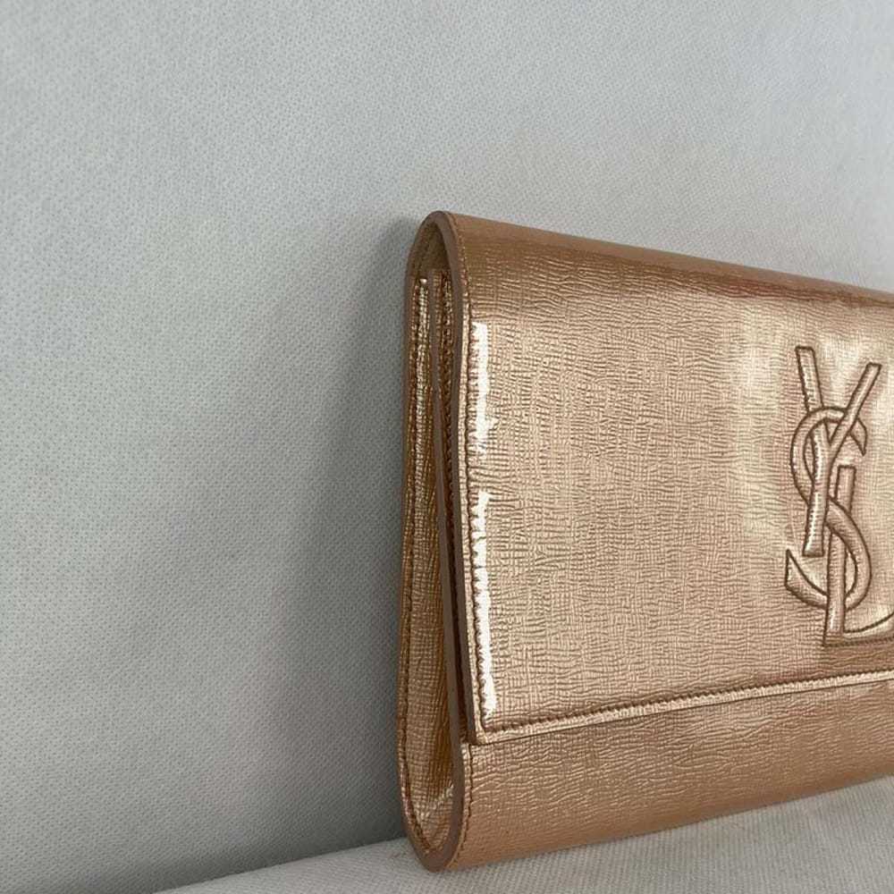Yves Saint Laurent Patent leather clutch bag - image 3