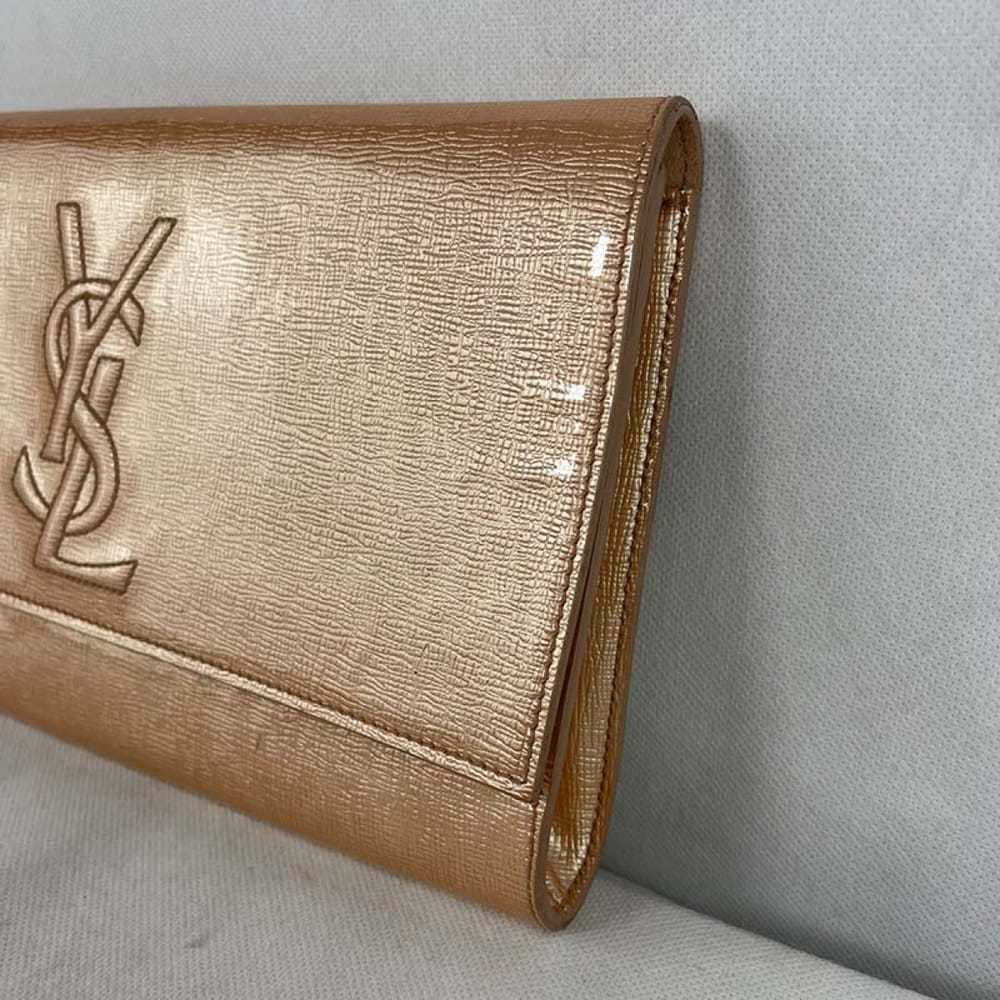 Yves Saint Laurent Patent leather clutch bag - image 5