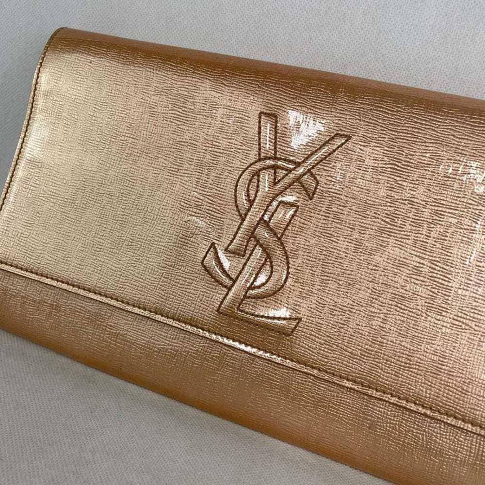 Yves Saint Laurent Patent leather clutch bag - image 8