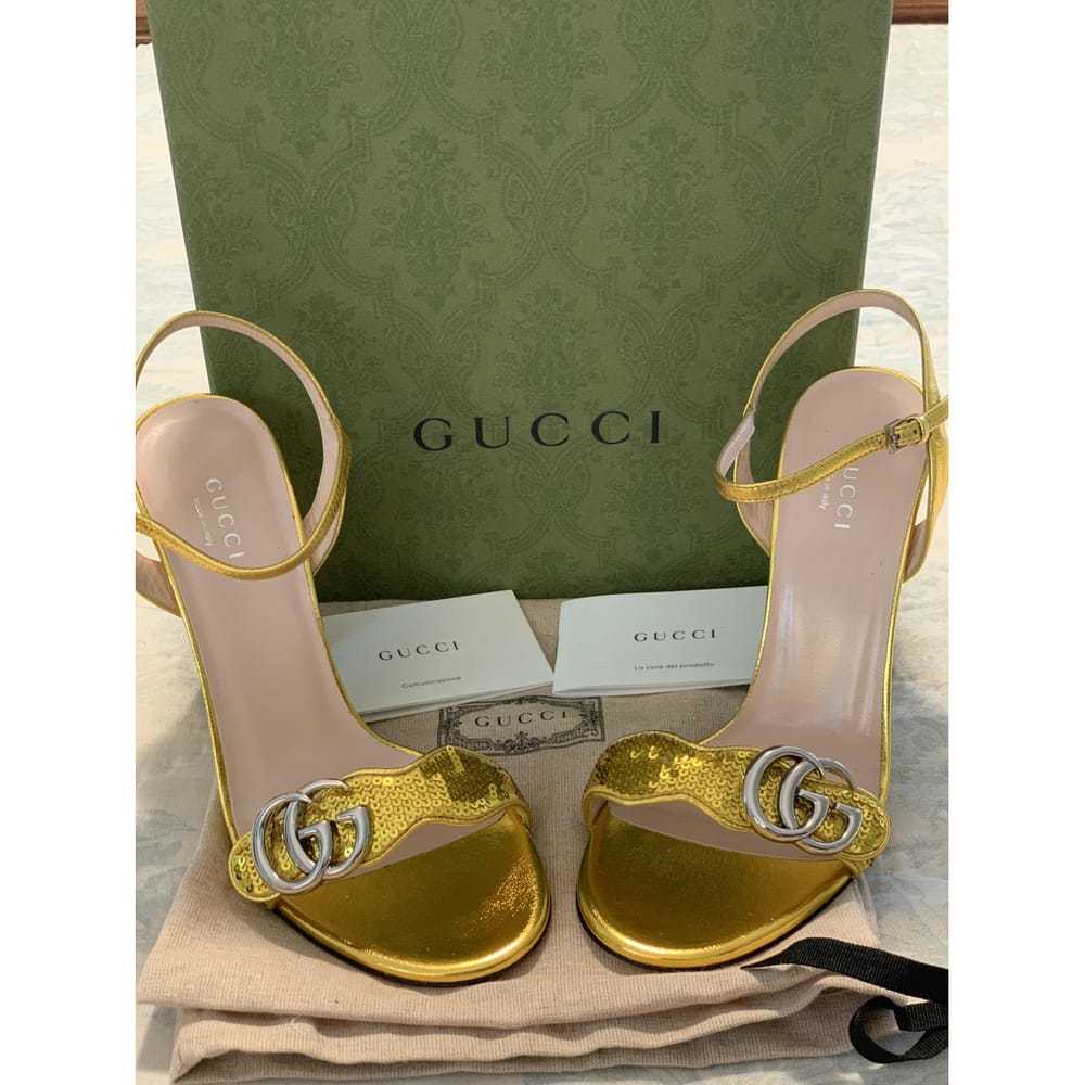 Gucci Glitter sandals - image 6