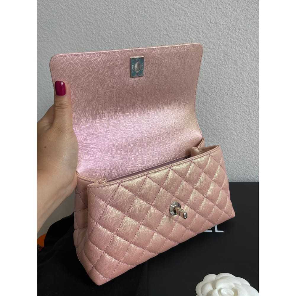 Chanel Coco Handle leather handbag - image 12
