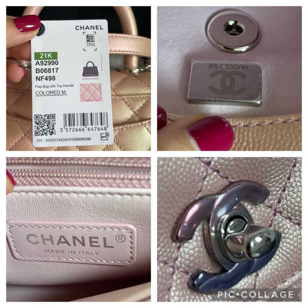 Chanel Coco Handle leather handbag - image 4