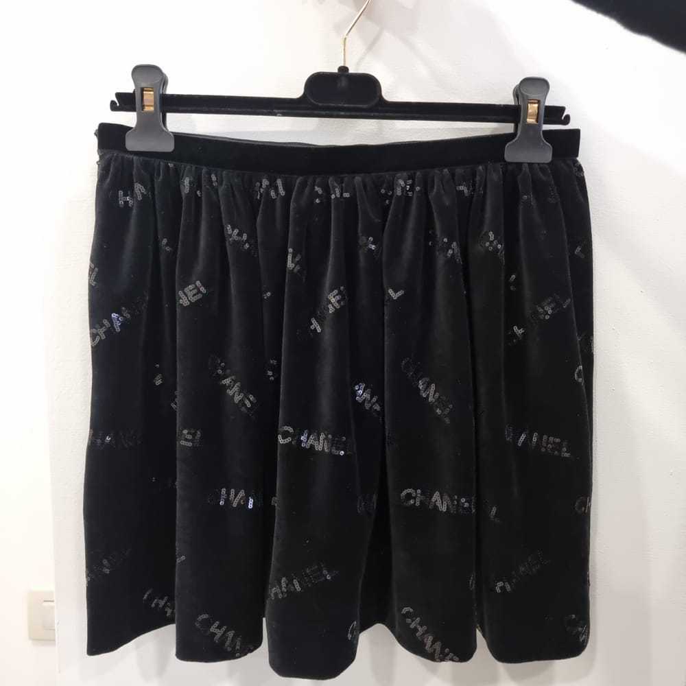 Chanel Velvet mini skirt - image 4