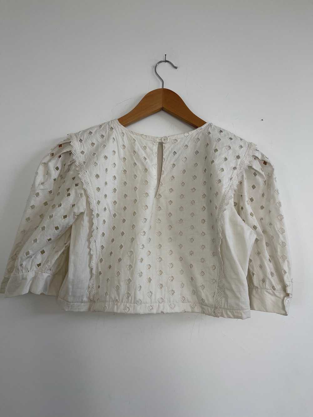 Cropped Puff Sleeve Top - image 6