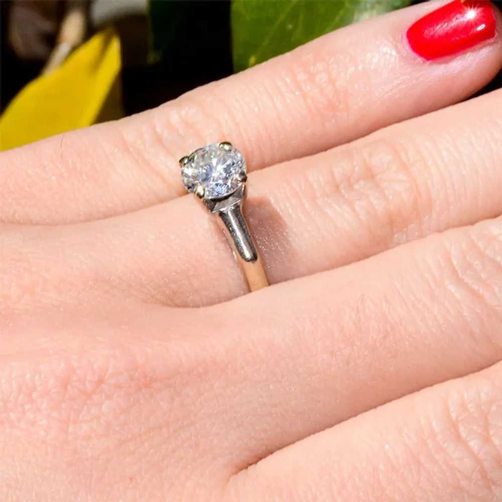 1.08 Carat Diamond Solitaire Engagement Ring - image 6