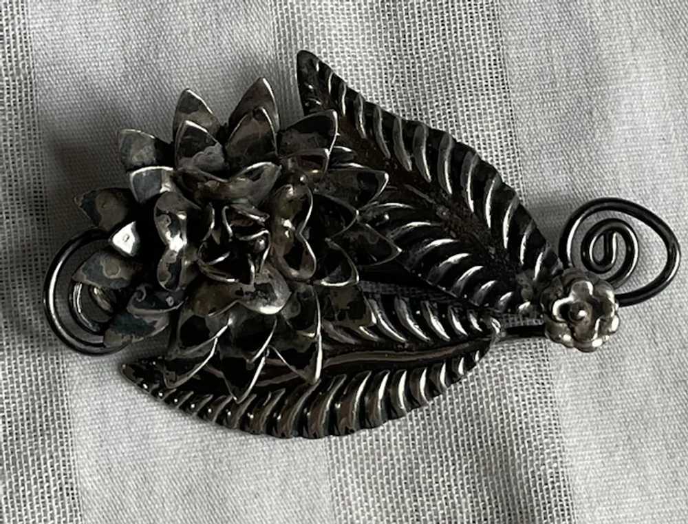 Vintage Signed Raffaele Modernist Sterling .925 3… - image 3