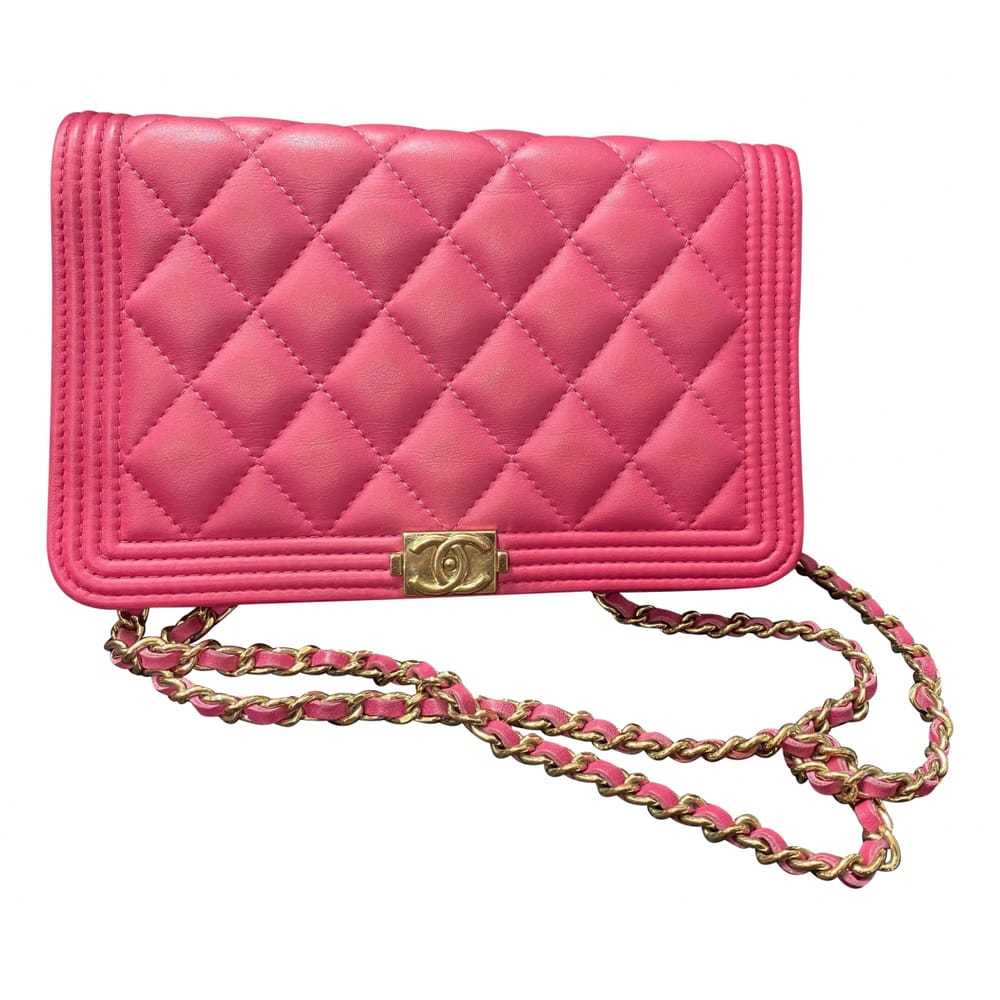 Chanel Wallet On Chain Boy leather crossbody bag - image 1