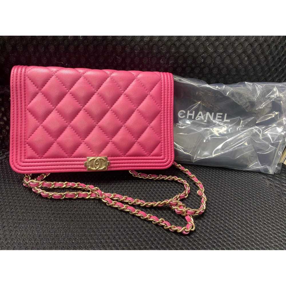 Chanel Wallet On Chain Boy leather crossbody bag - image 2