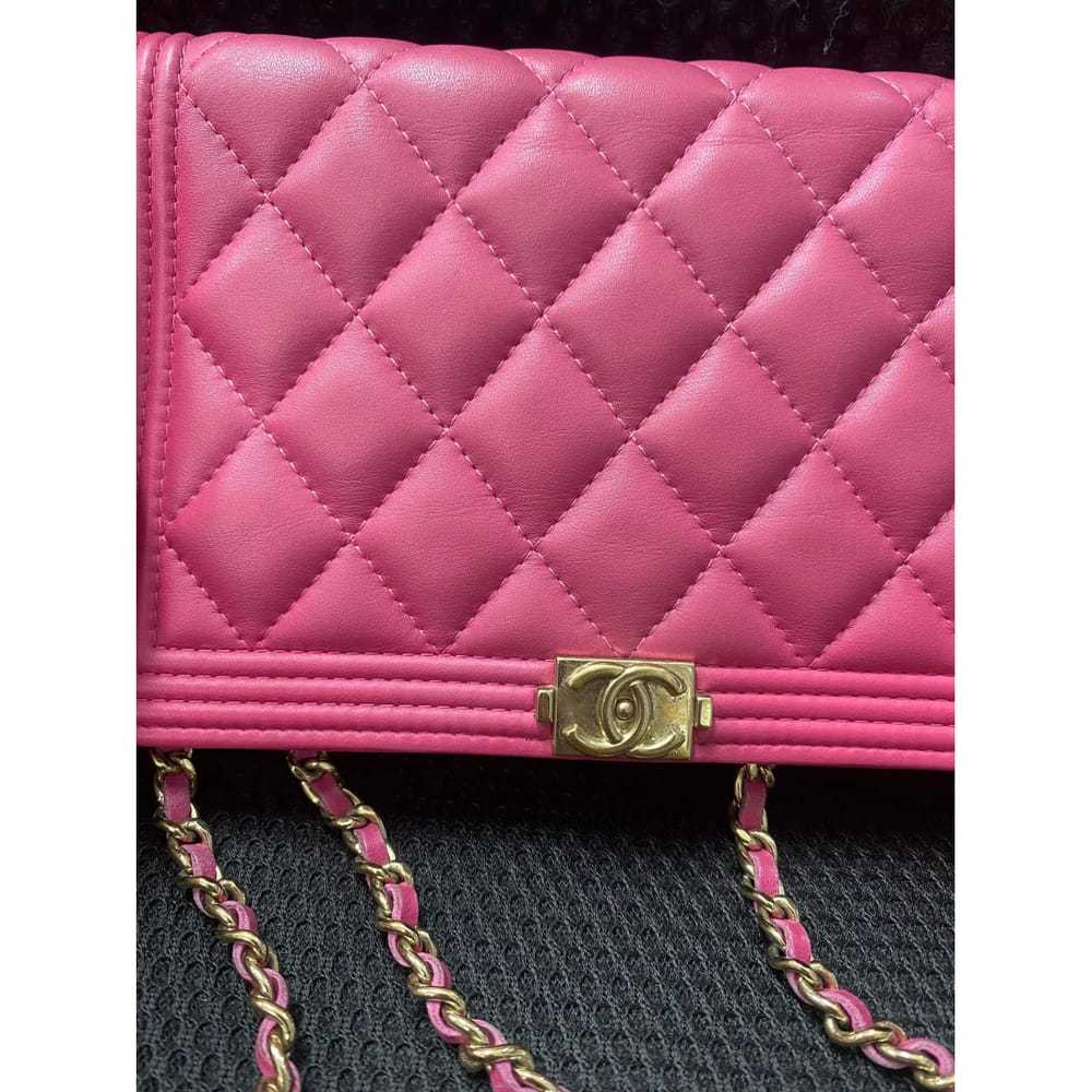 Chanel Wallet On Chain Boy leather crossbody bag - image 4