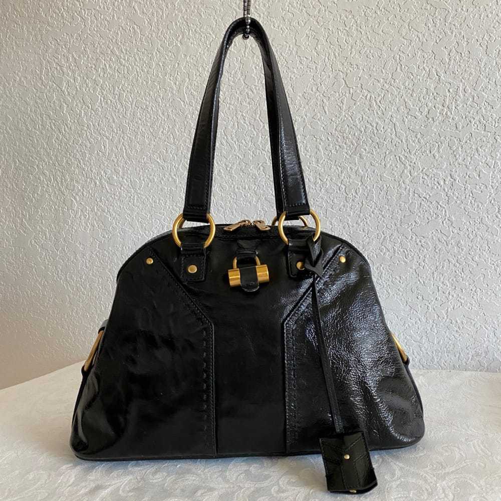 Saint Laurent Muse Ii patent leather handbag - image 9