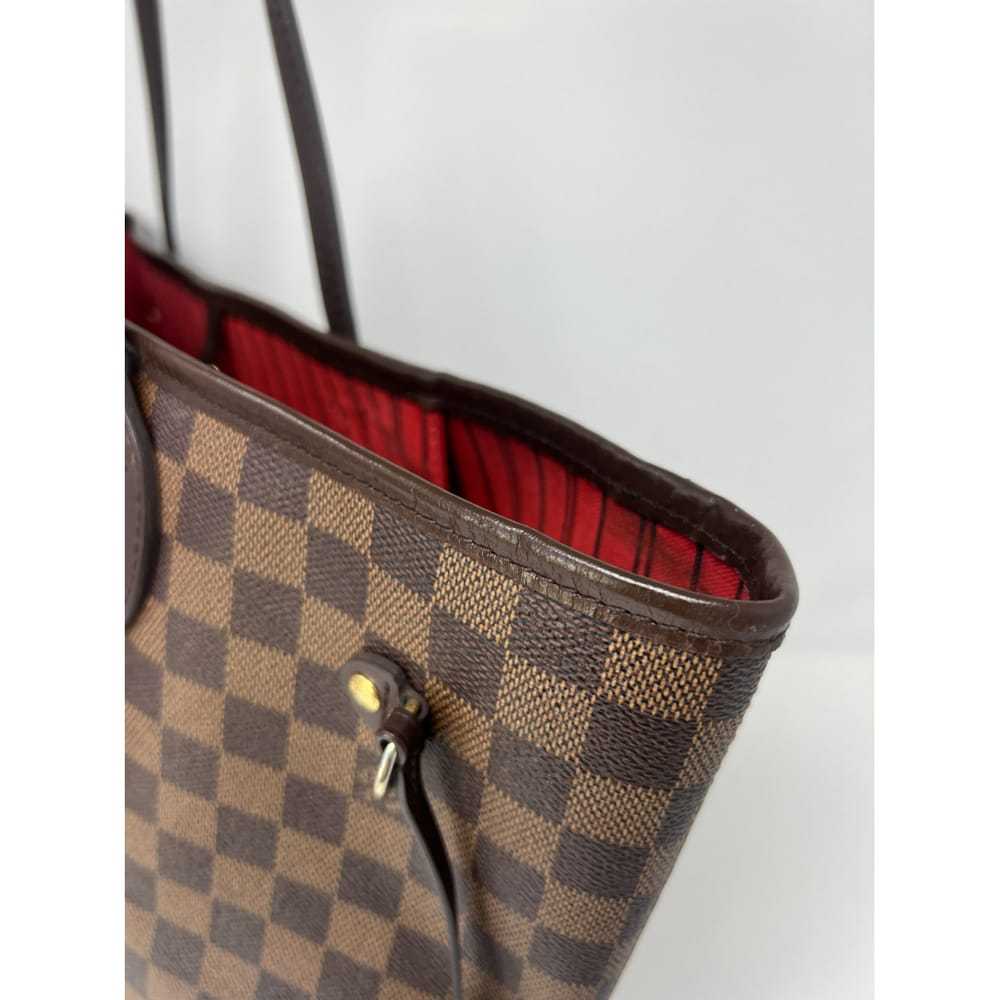 Louis Vuitton Neverfull leather handbag - image 3