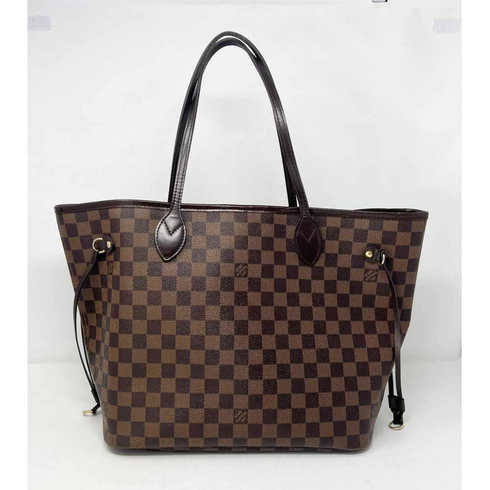 Louis Vuitton Neverfull leather handbag - image 4