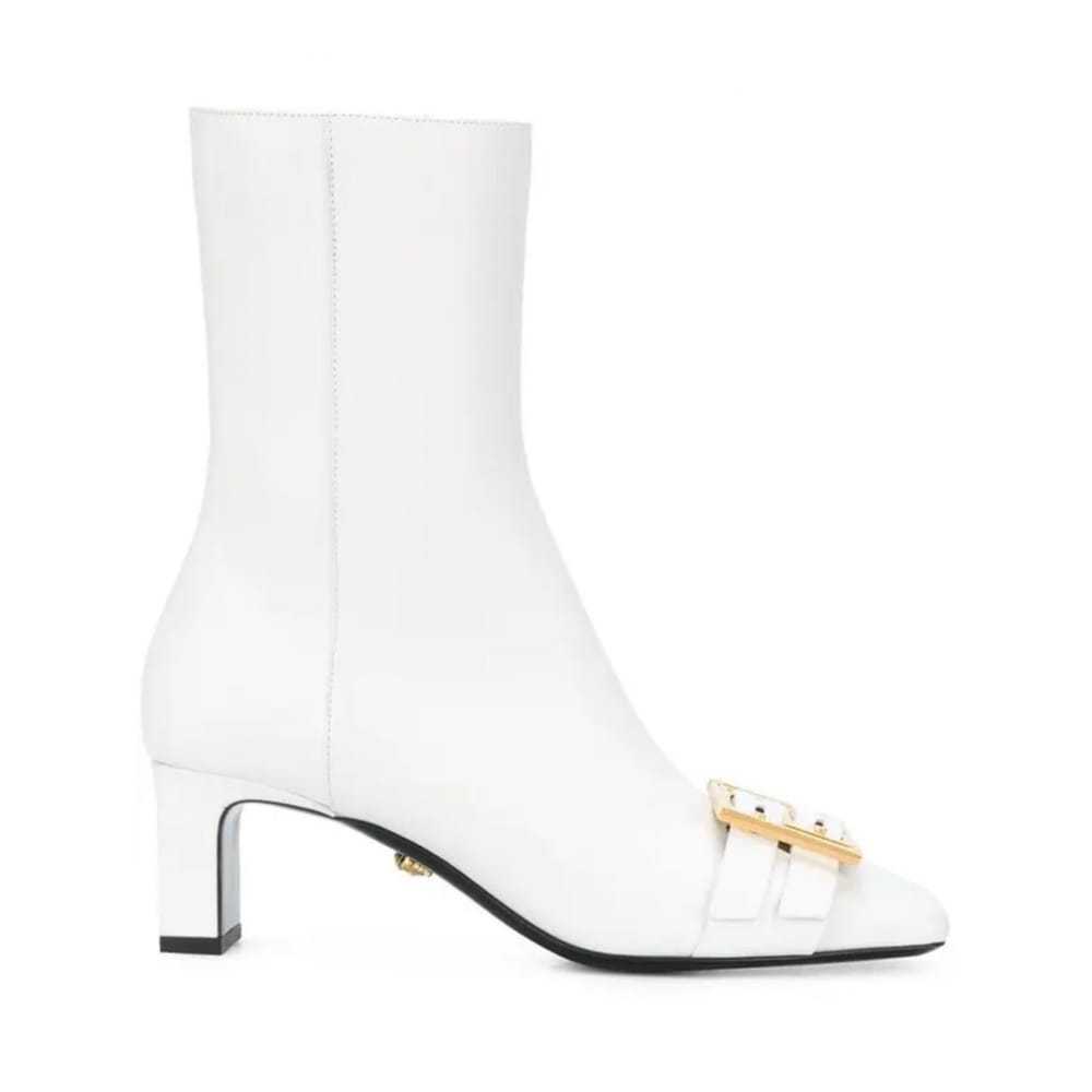 Versace Leather ankle boots - image 3
