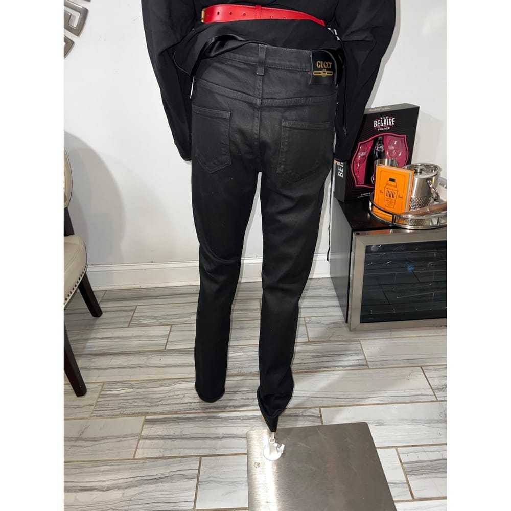 Gucci Leather slim pants - image 4