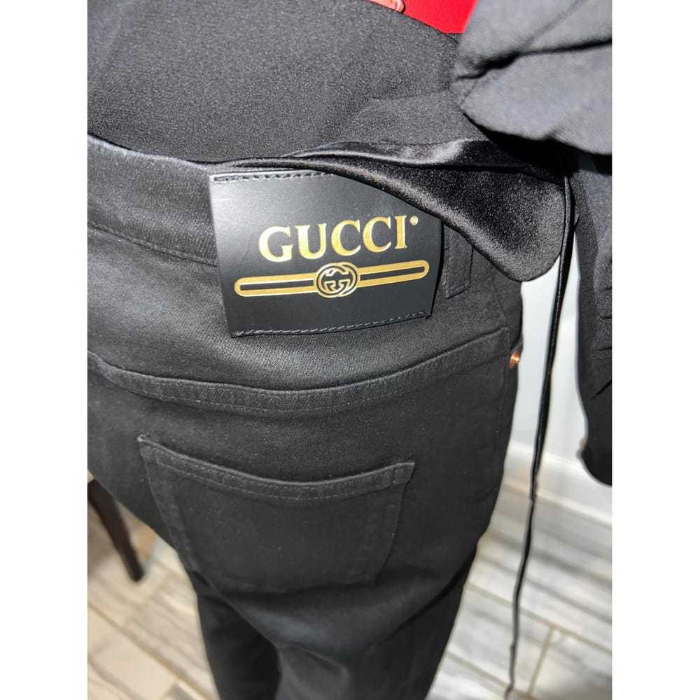 Gucci Leather slim pants - image 9