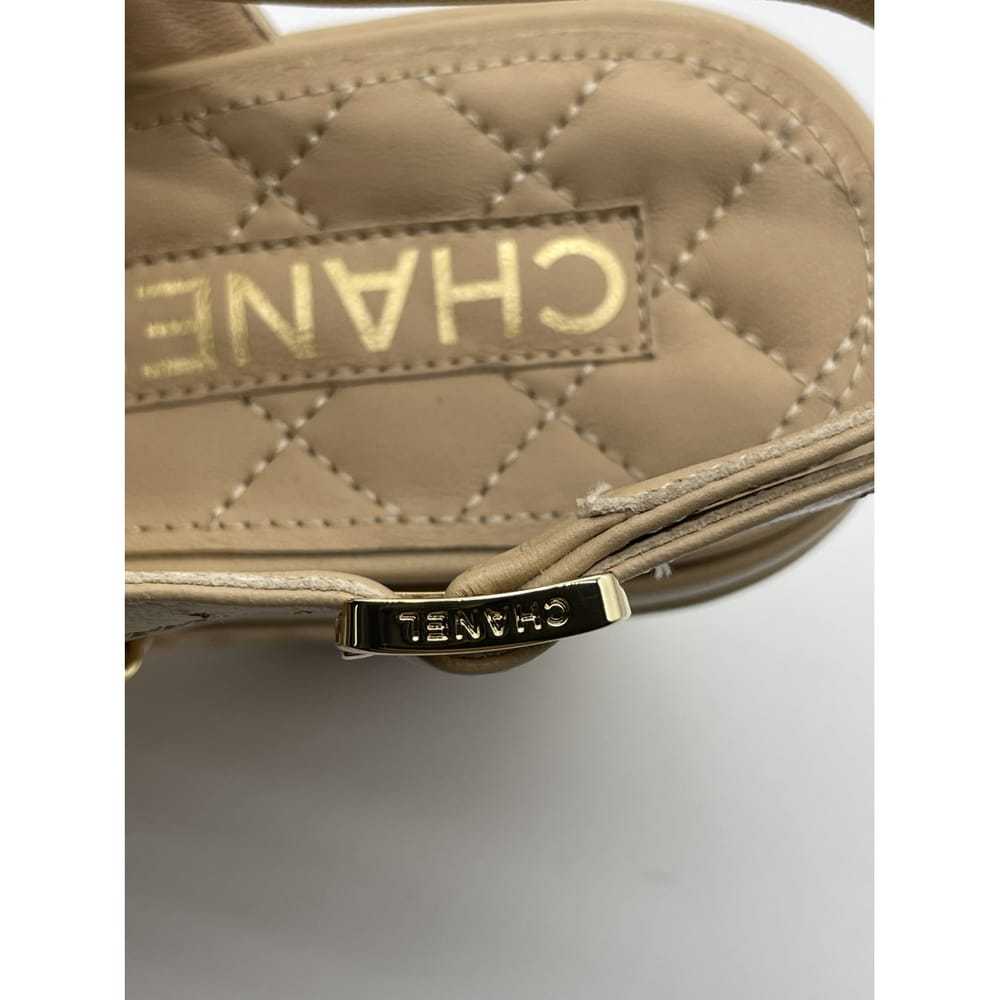 Chanel Leather sandal - image 9