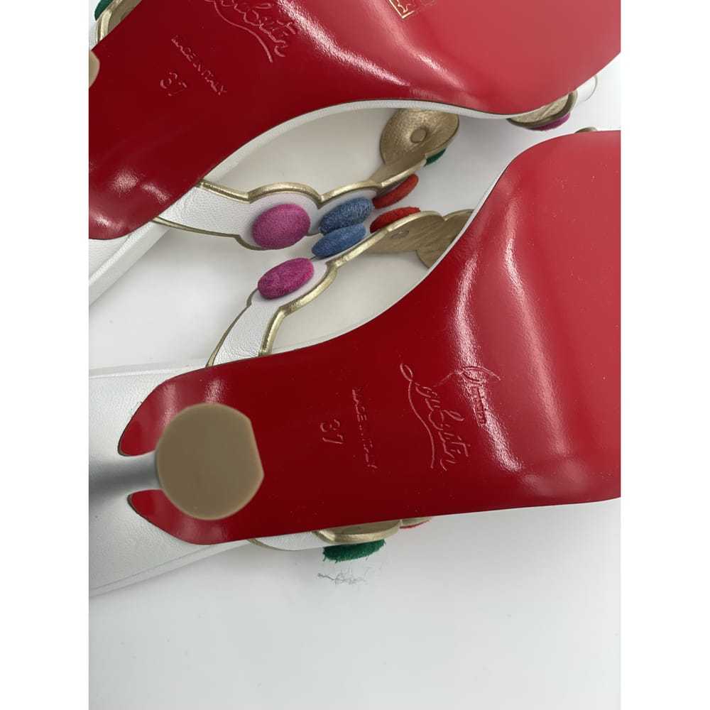 Christian Louboutin Leather mules - image 12