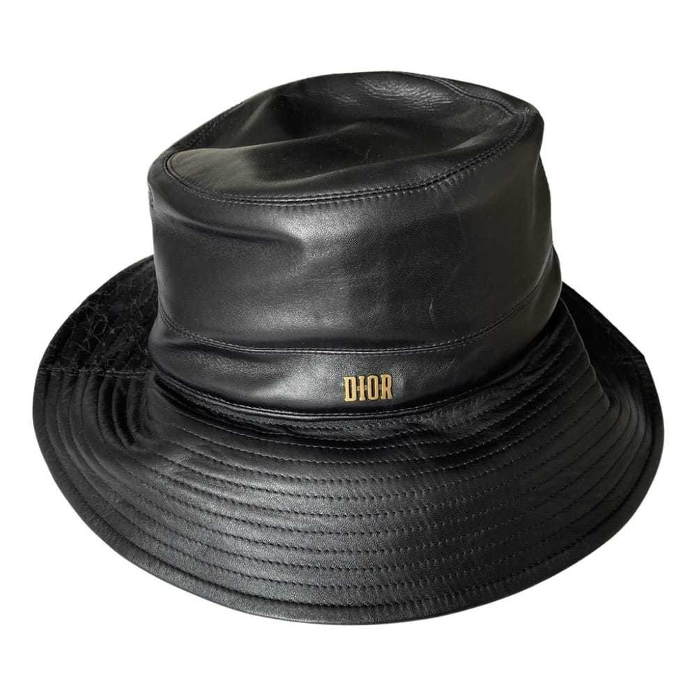 Dior Leather hat - image 1
