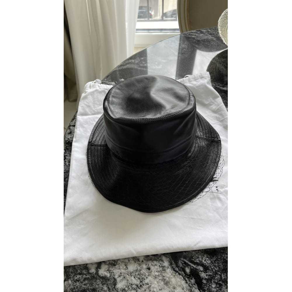 Dior Leather hat - image 3