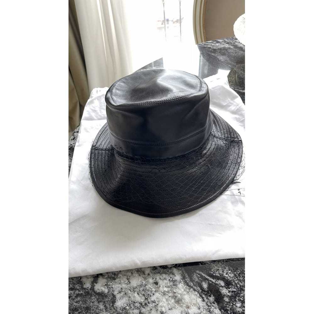 Dior Leather hat - image 4