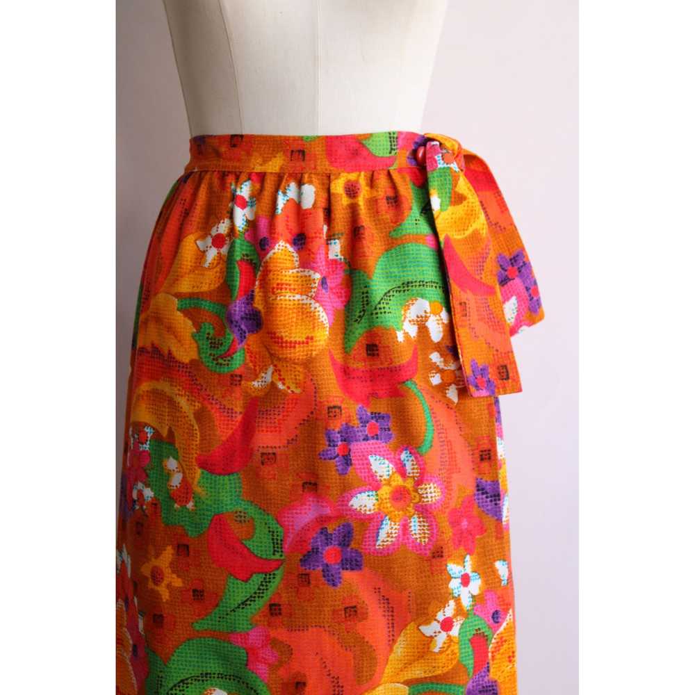 Vintage 1960s Skirt / Beverly Vogue Wrap Maxi Ski… - image 3