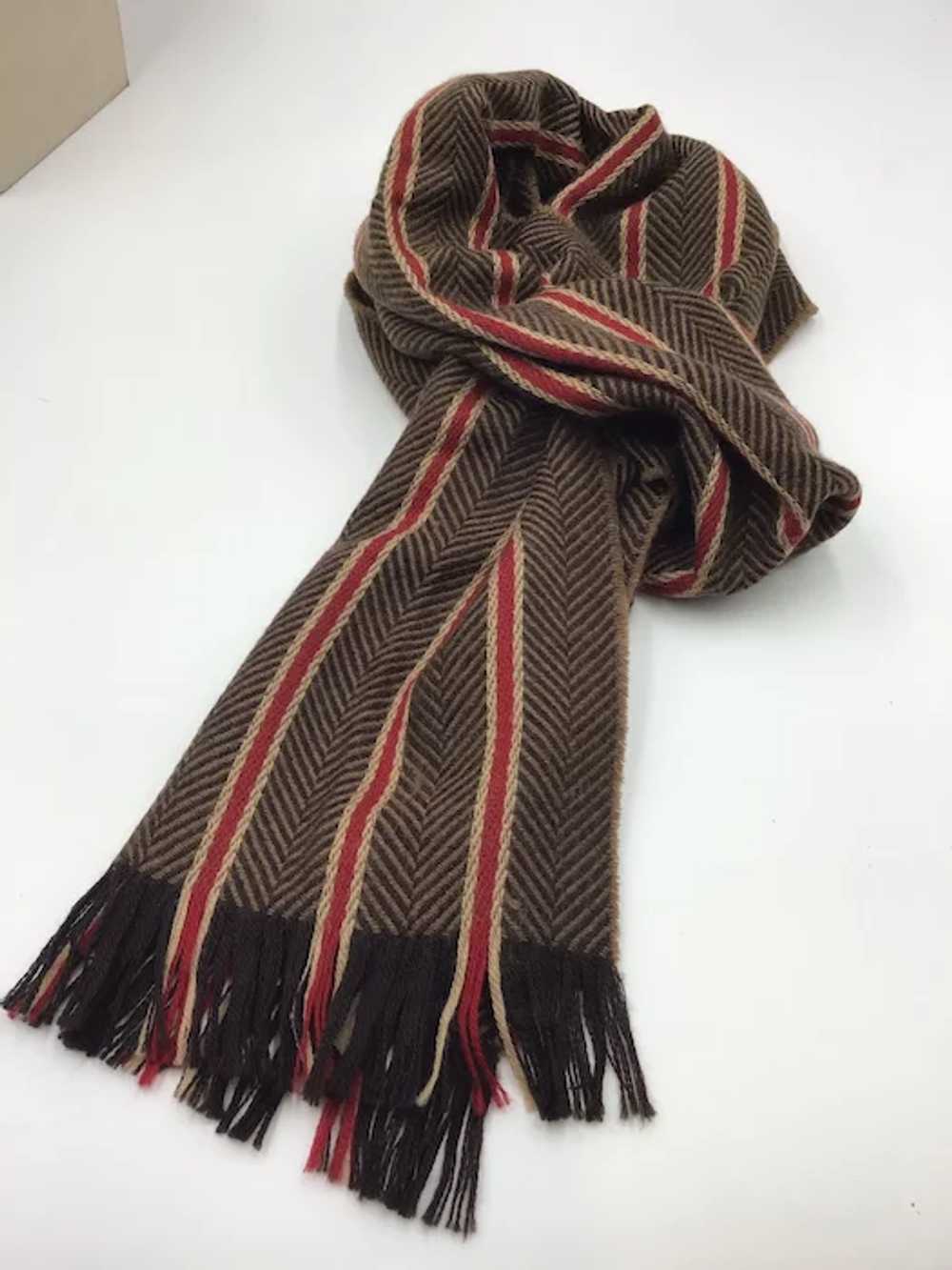 Johnstons 100% Extra Fine Merino Wool Scarf Winte… - image 4