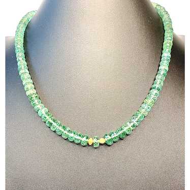 Spinel, 18k, and 14k Gold Necklace - image 1