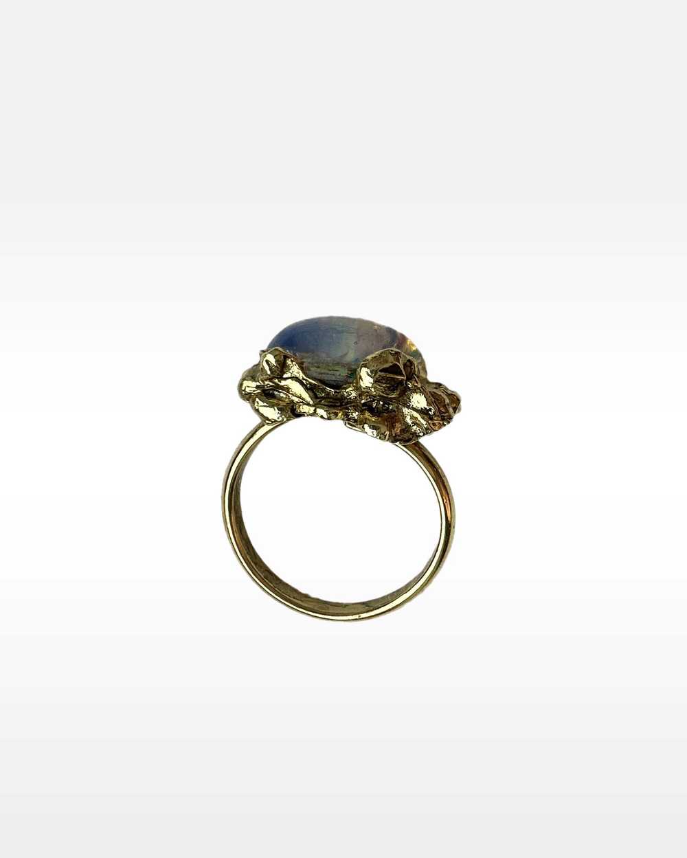 Vogue Faux Opal Ring - image 4