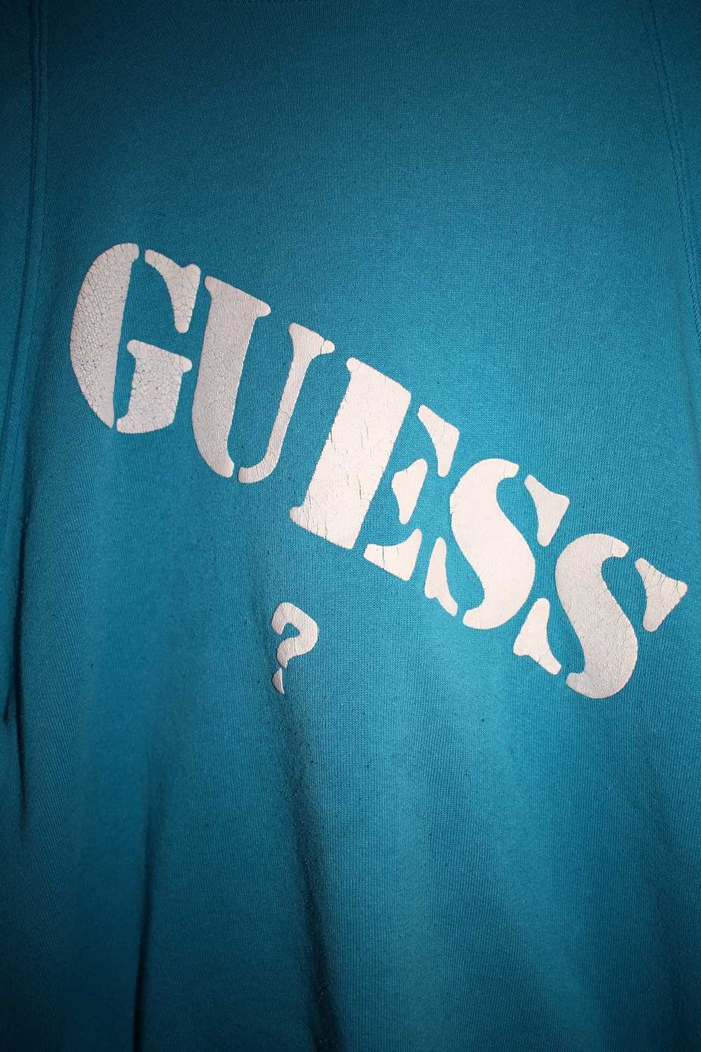 Guess × Vintage 90s Guess ? Sweatshirt (Turquoise) - image 4