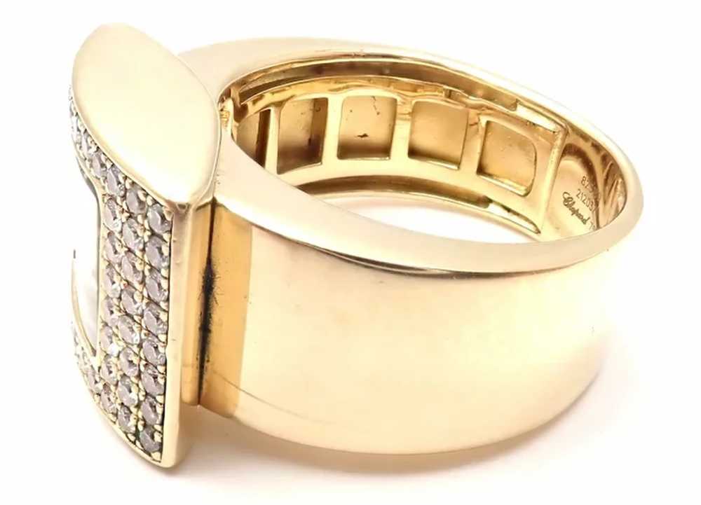 Authentic! Chopard 18k Yellow Gold Happy Curves D… - image 3