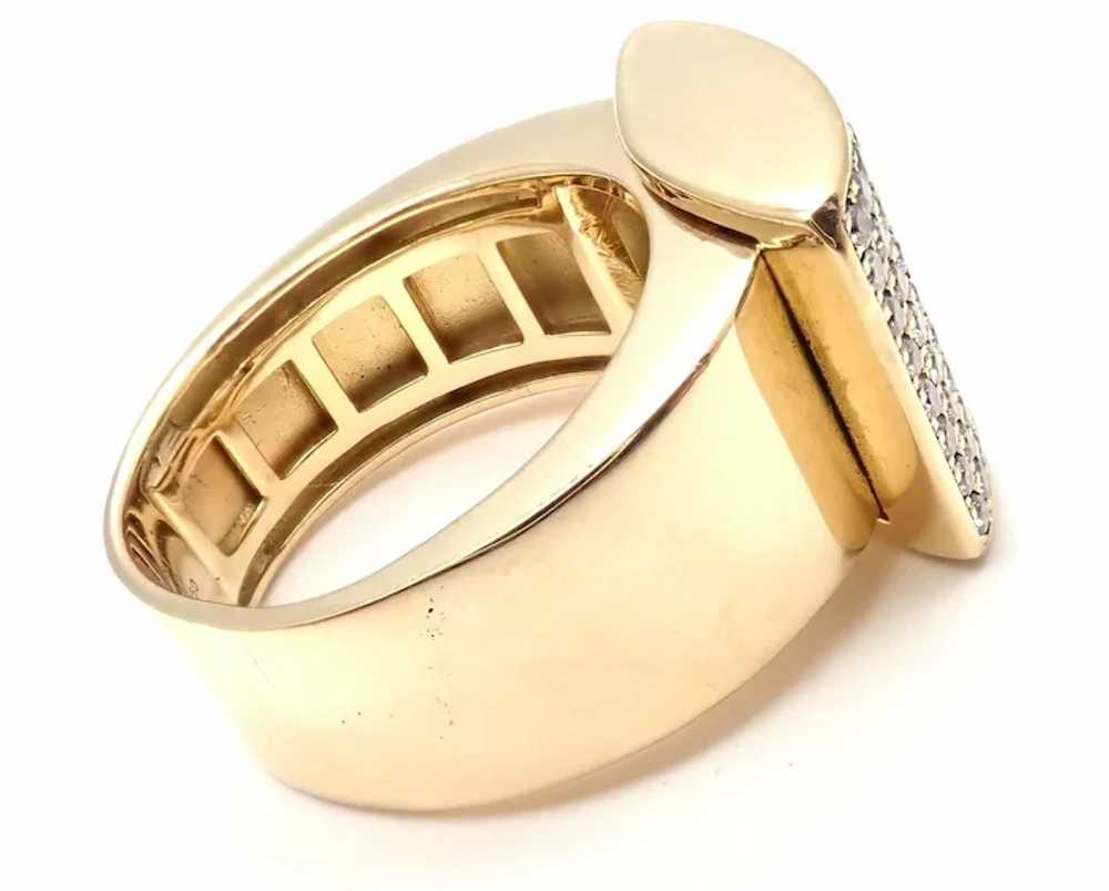 Authentic! Chopard 18k Yellow Gold Happy Curves D… - image 5