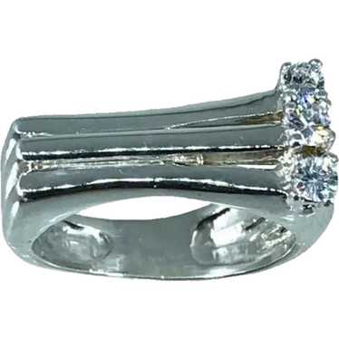 14k Handcrafted Diamonds Ring, free resize - image 1