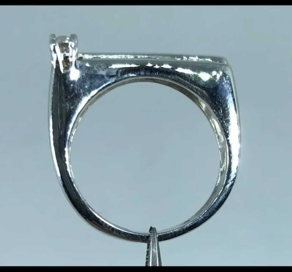 14k Handcrafted Diamonds Ring, free resize - image 4
