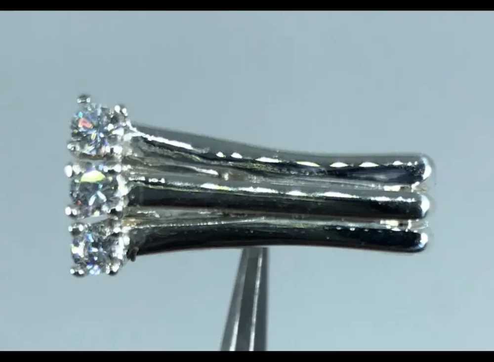 14k Handcrafted Diamonds Ring, free resize - image 7