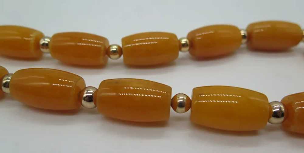 Huge Copal Amber Statement Necklace - image 4