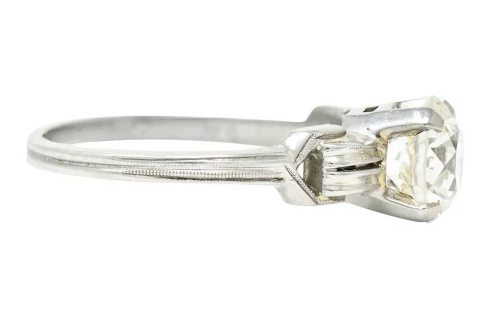 Jabel Art Deco 1.36 CTW Diamond 18 Karat White Go… - image 3