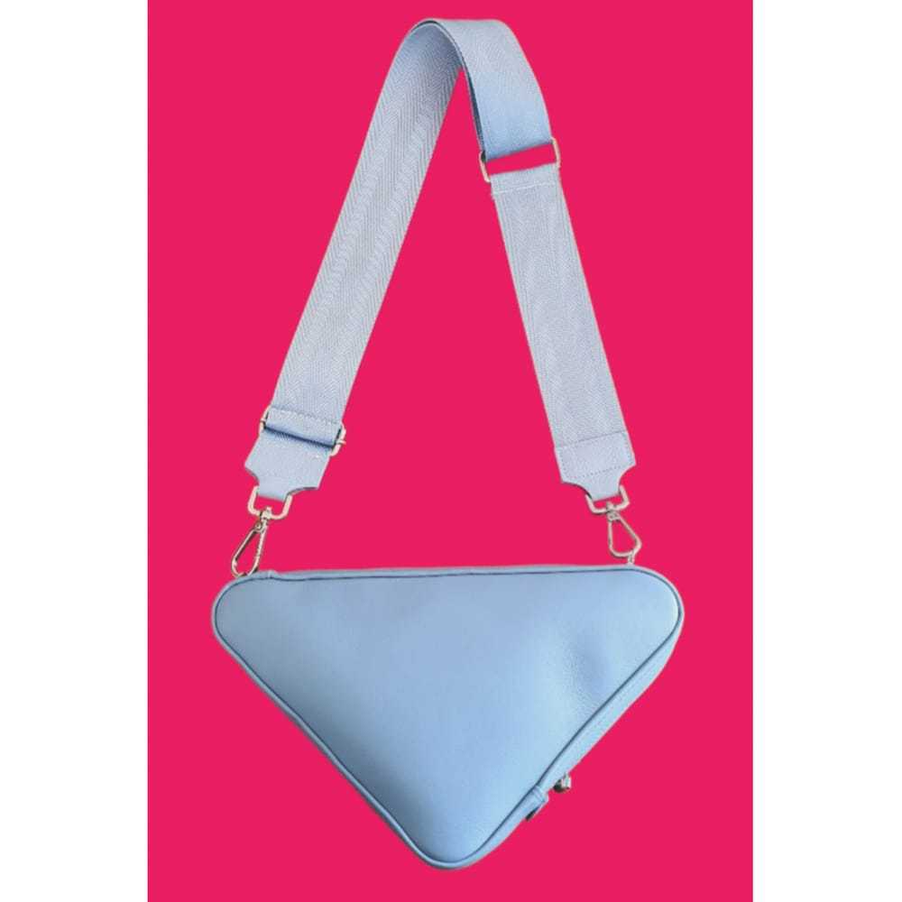 Balenciaga Triangle leather clutch bag - image 3