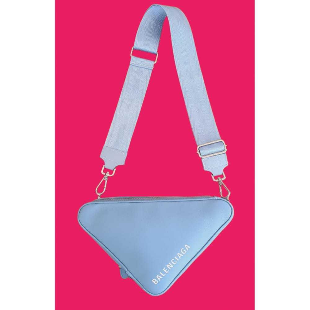 Balenciaga Triangle leather clutch bag - image 4
