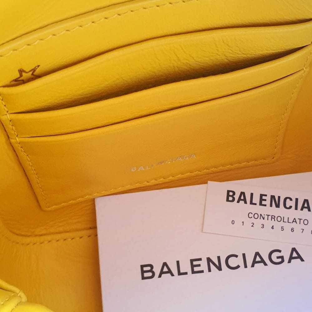 Balenciaga Triangle leather clutch bag - image 7