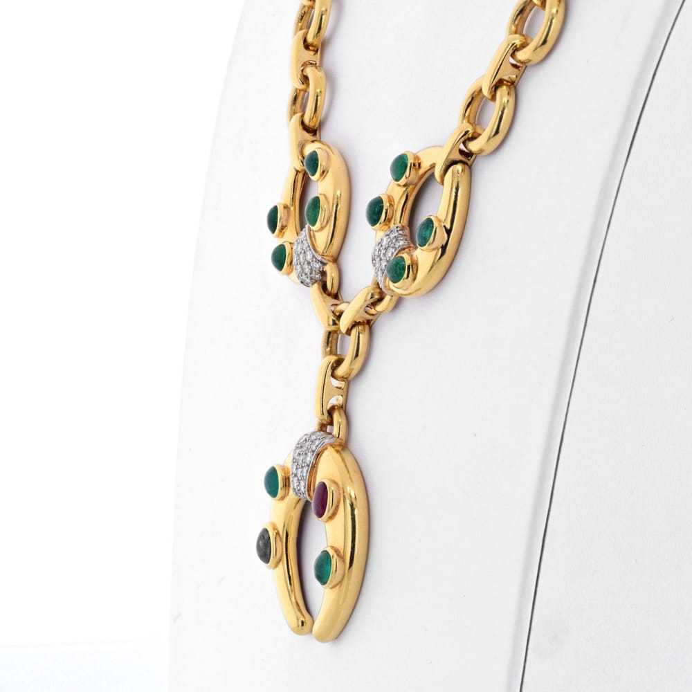 David Webb Yellow gold necklace - image 4