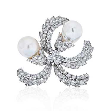 David Webb Pearl pin & brooche - image 1