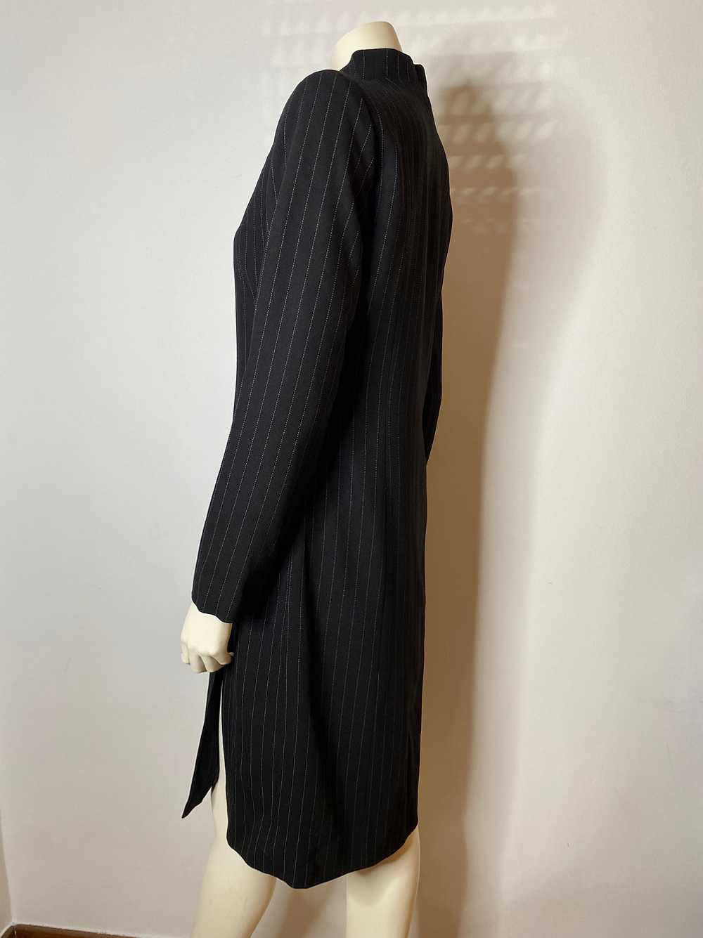 Yves Saint Laurent black striped dress - image 3