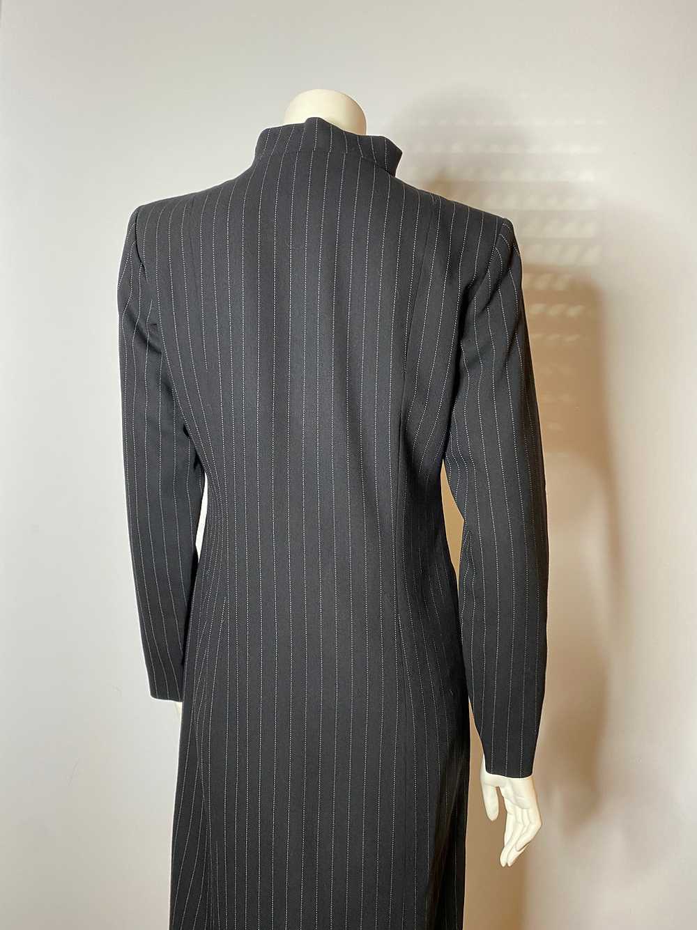 Yves Saint Laurent black striped dress - image 9