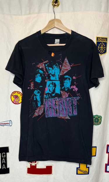 Vintage 1985-86 Heart Thrashed Band World Tour T-S